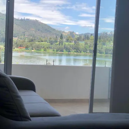 Increible Vista Al Lago Paipa Exterior photo